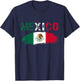 Mexico Distressed Mexican Flag T-Shirt - T-Shirt | Navy
