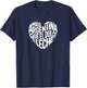 Más Argentina Que El Dulce De Leche Funny Argentinian Girl T-Shirt - T-Shirt | Navy