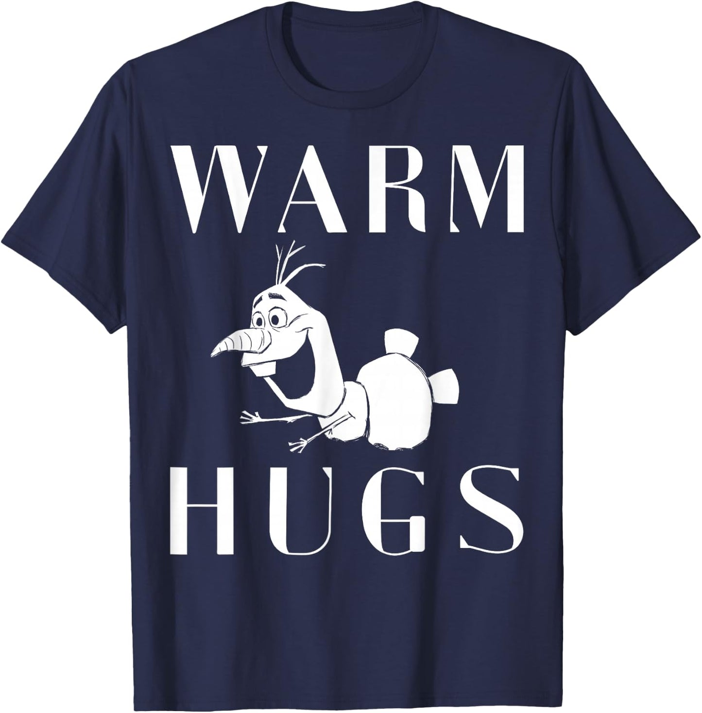 Disney Frozen 2 Olaf Happy Warm Hugs T-Shirt - T-Shirt | Navy