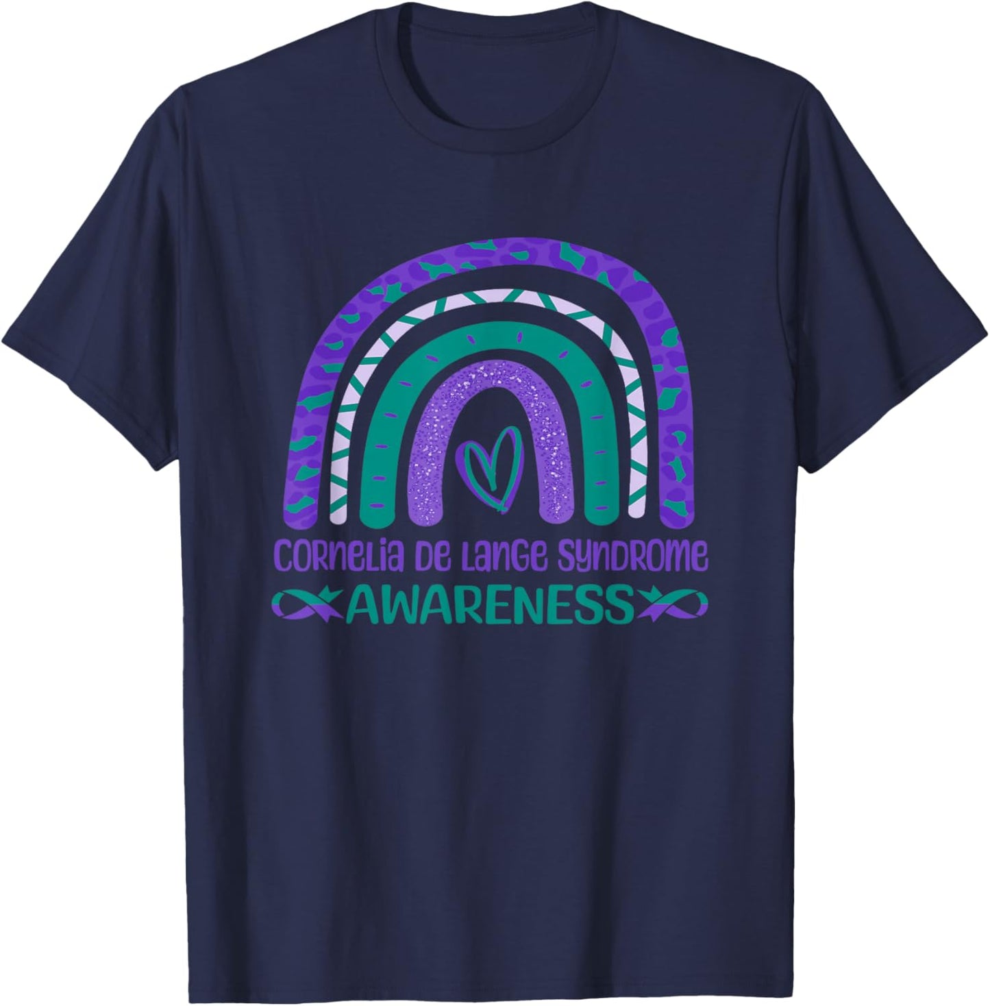 Cornelia De Lange Syndrome Awareness T-Shirt - T-Shirt | Navy