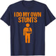 Funny I Do My Own Stunts | Broken Arm Get Well Gift Kids T-Shirt - T-Shirt | Navy