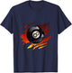 Billiards Men 8 Ball Pool Pool League Snooker Eight Ball T-Shirt - T-Shirt | Navy