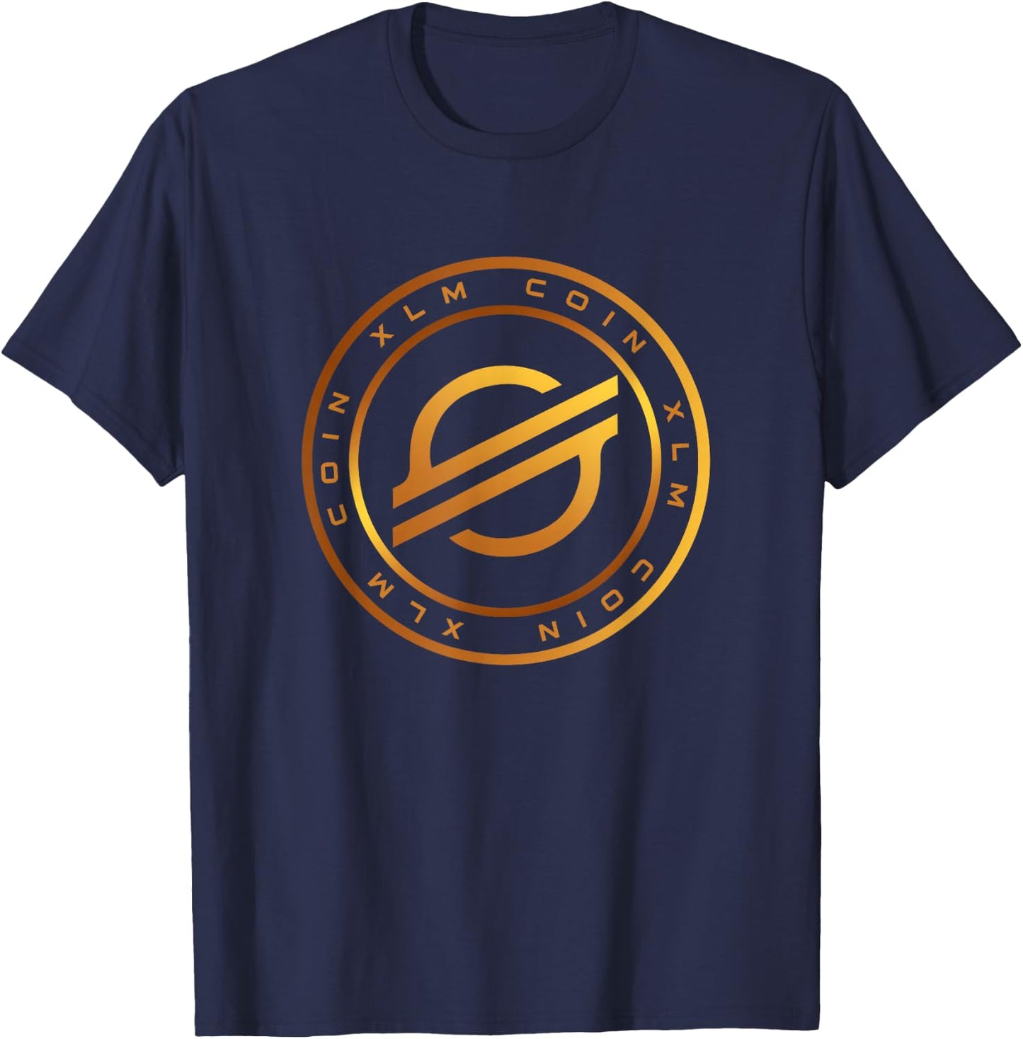 Stellar Lumens crypto HODL XLM coin Digital Money Token Gift T-Shirt - T-Shirt | Navy