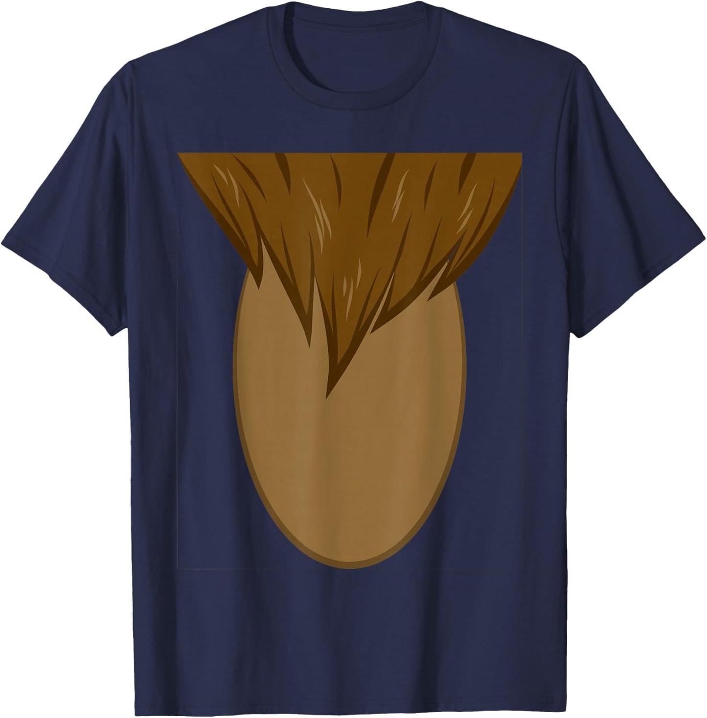 Costume Animal Belly Halloween Costume Lion T-Shirt - T-Shirt | Navy