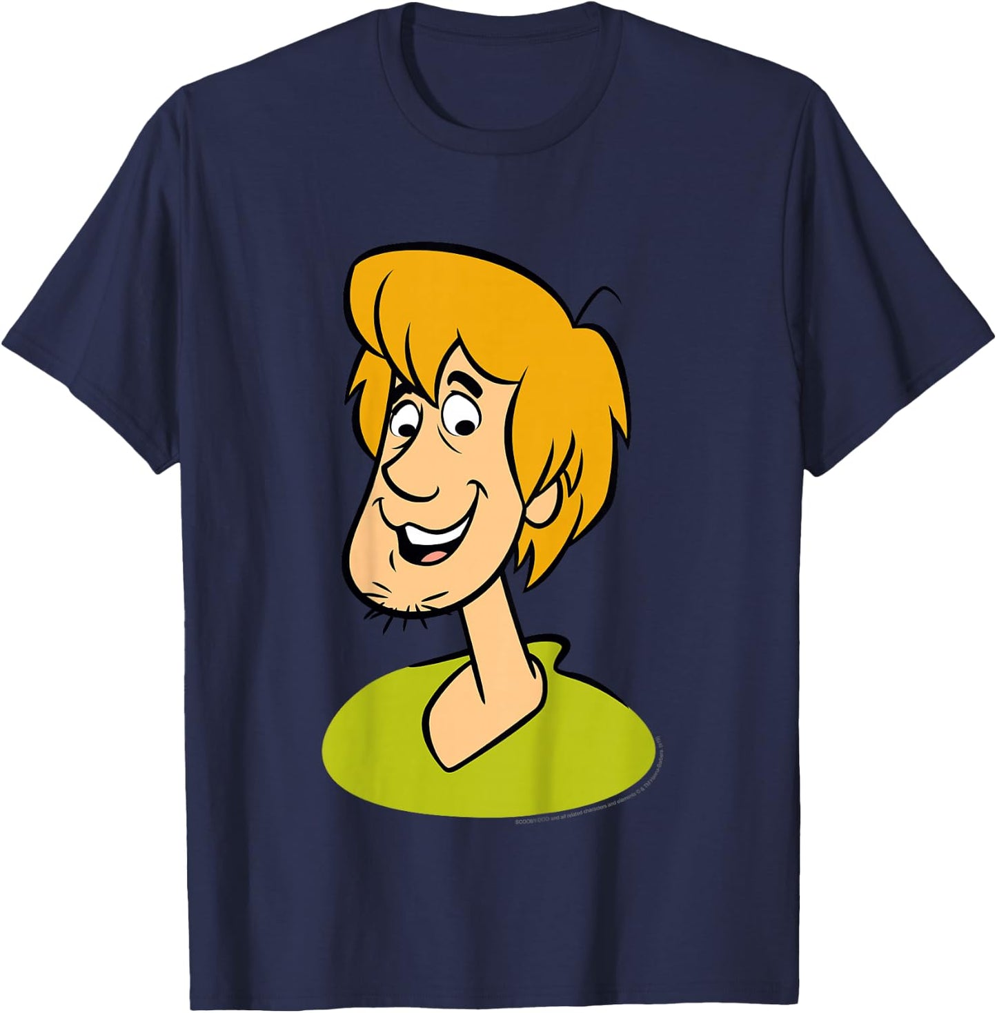 Kids Scooby Doo Shaggy Large Portrait T-Shirt - T-Shirt | Navy