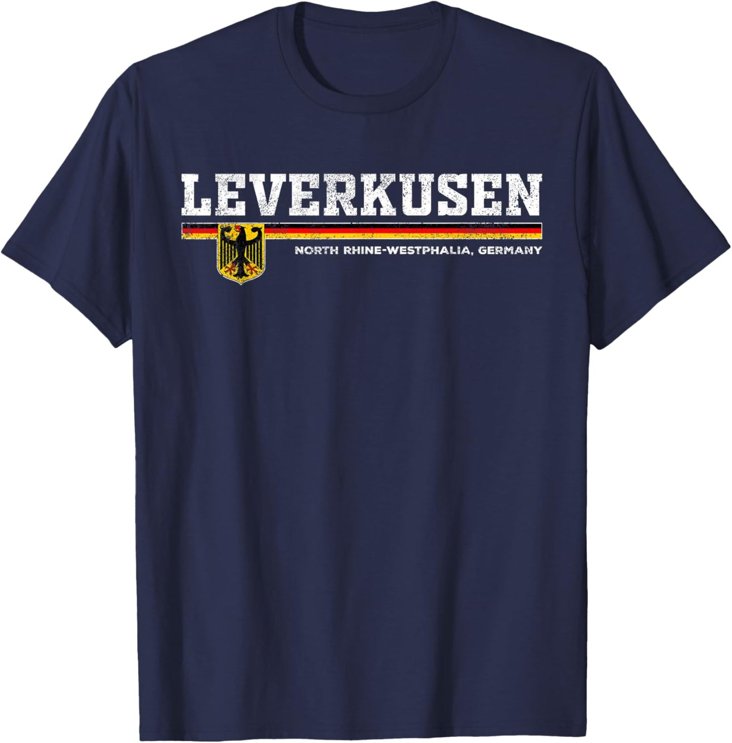 Leverkusen Germany / Deutschland T-Shirt - T-Shirt | Navy
