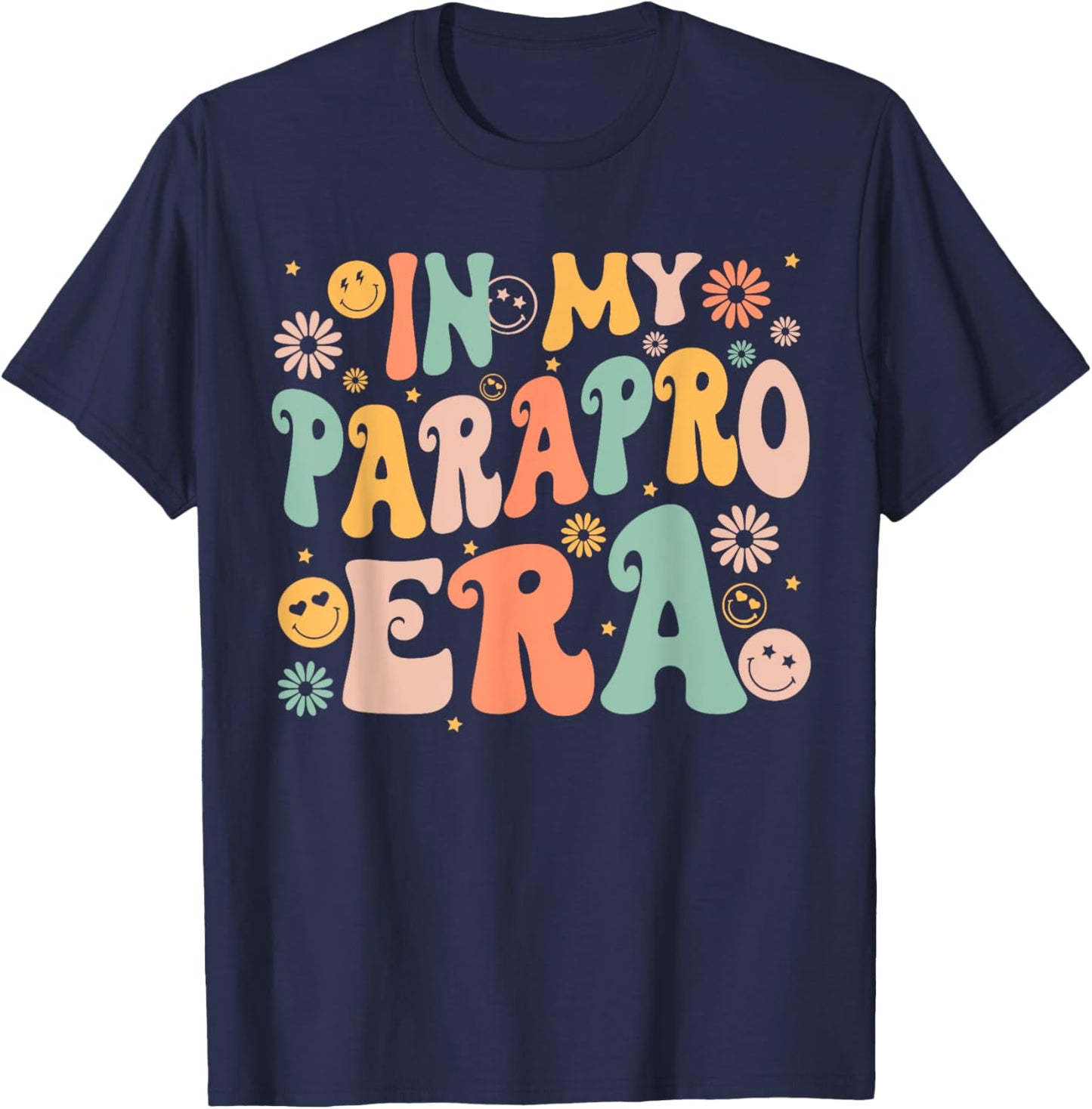 In My Parapro Era Retro Back to School T-Shirt - T-Shirt | Navy