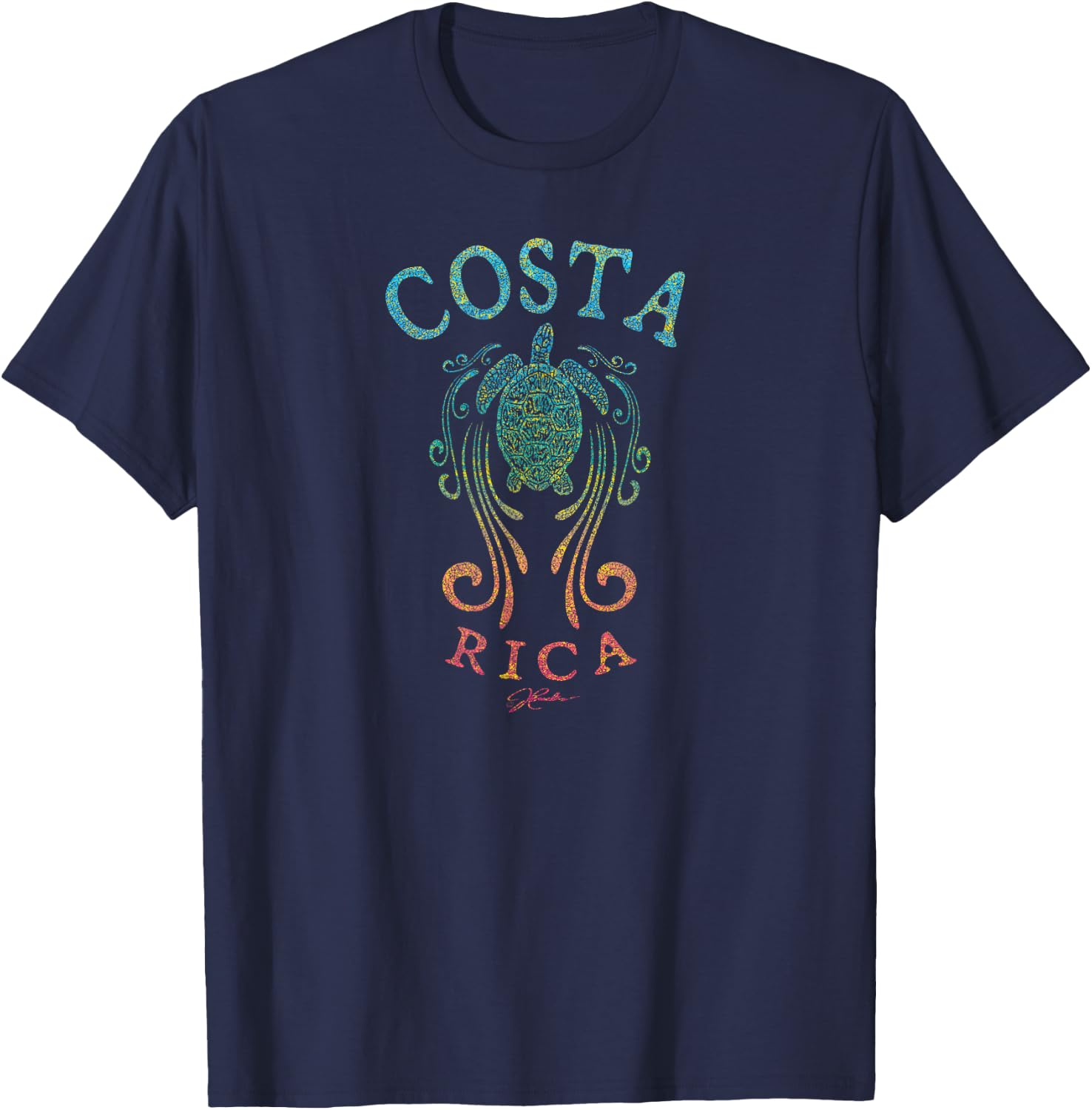 JCombs Costa Rica Sea Turtle T-Shirt - T-Shirt | Navy