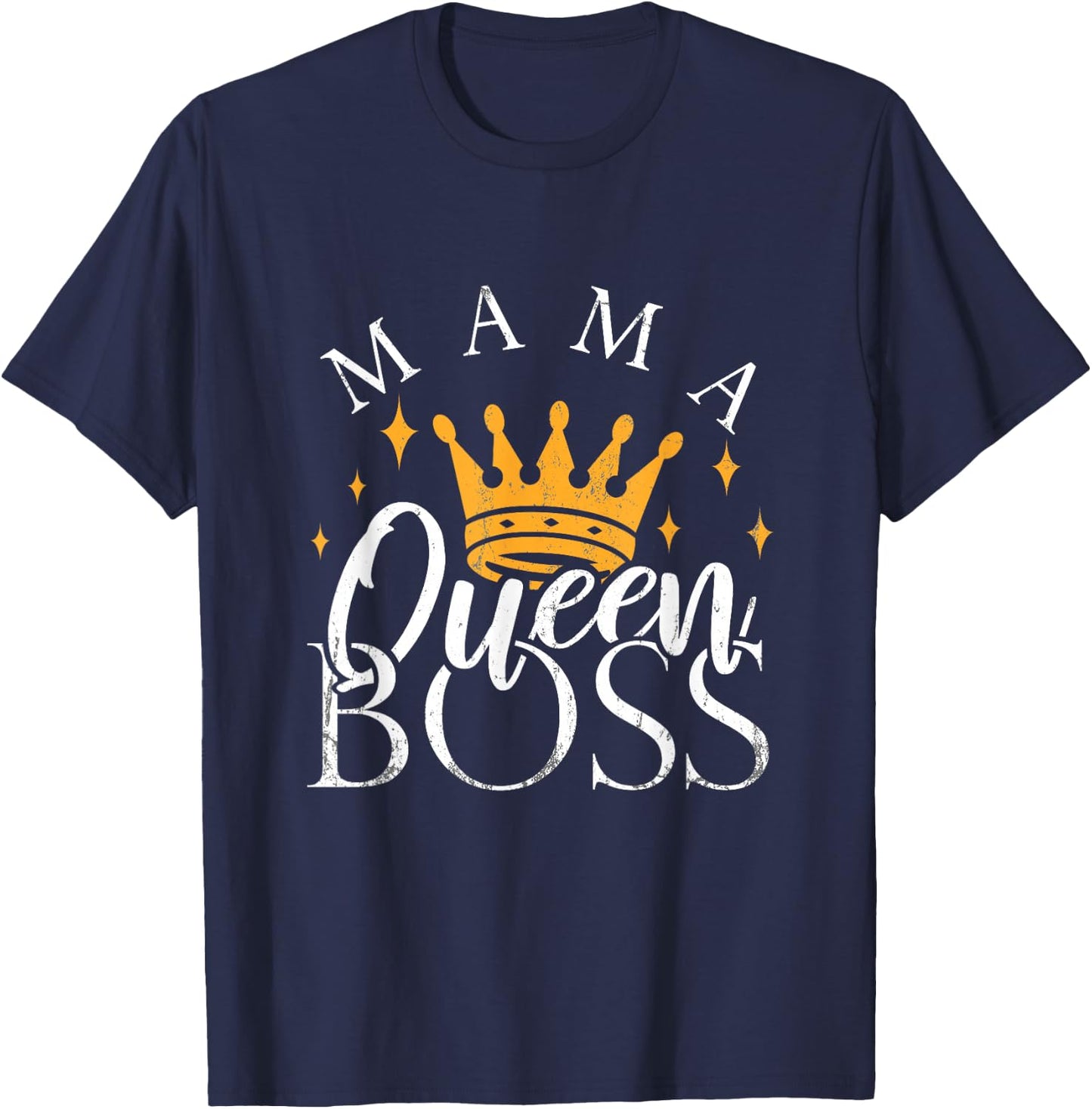 Boss Mommy Shirt Funny Mothers Day Gift Mama Queen Perfect T-Shirt - T-Shirt | Navy