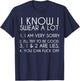 I Know I Swear A Lot I Am Very Sorry Funny Saying Quote Men T-Shirt - T-Shirt | Navy