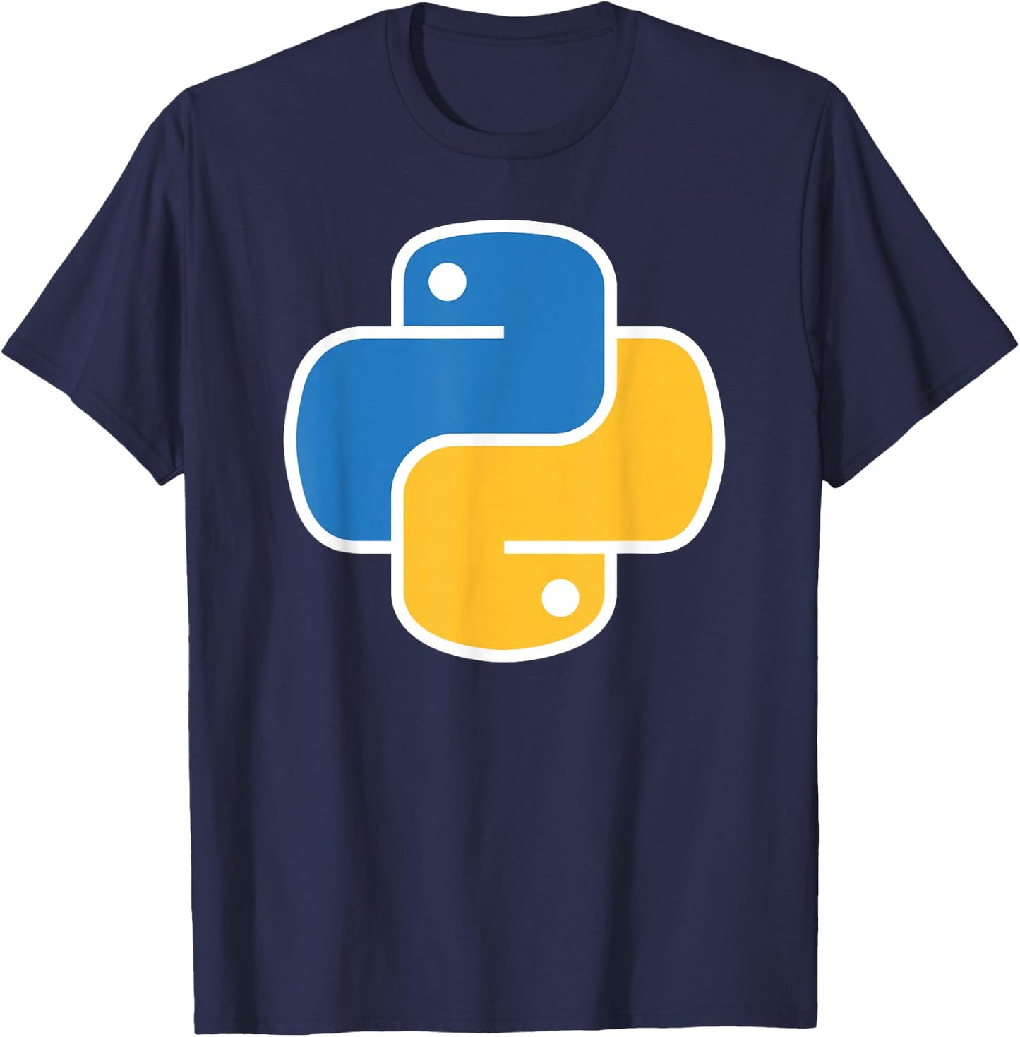 Python Programming Language, Software Code Computer Science T-Shirt - T-Shirt | Navy