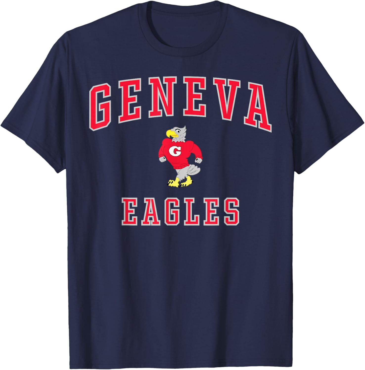 Geneva High School Eagles C1 T-Shirt - T-Shirt | Navy