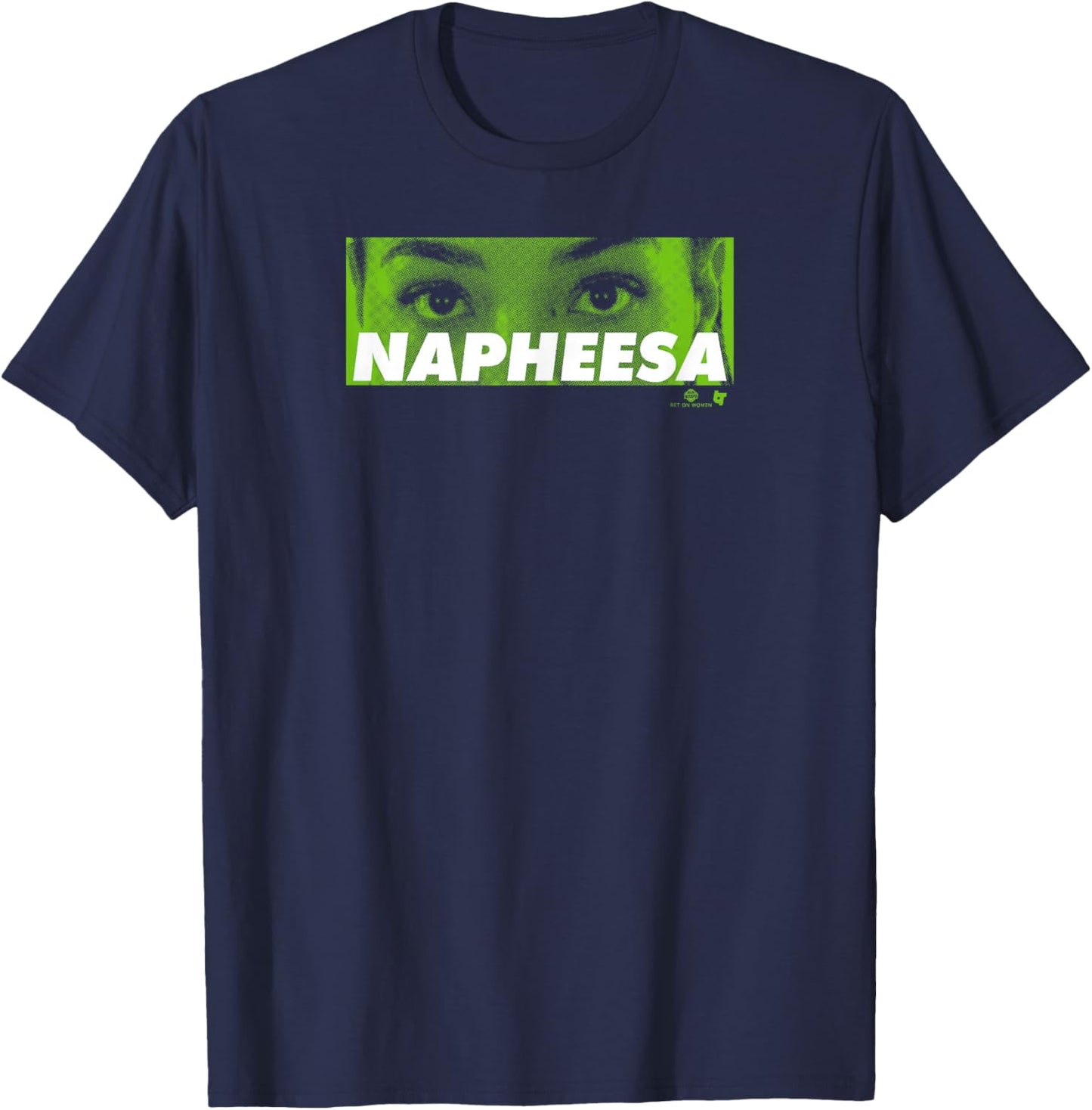 Napheesa Collier - Napheesa Eyes - Minnesota Basketball T-Shirt - T-Shirt | Navy