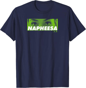 Napheesa Collier - Napheesa Eyes - Minnesota Basketball T-Shirt - T-Shirt | Navy