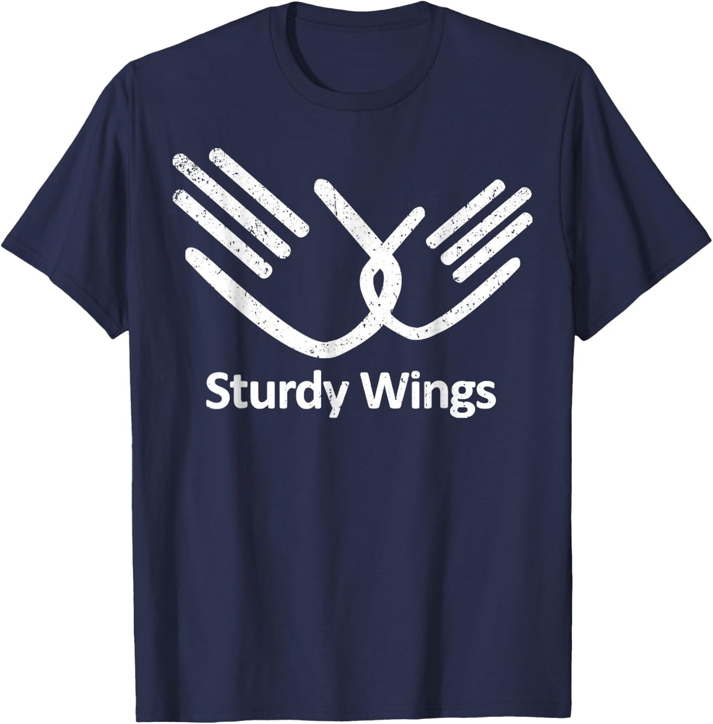Vintage Sturdy Wings T-Shirt - T-Shirt | Navy
