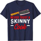 Never Trust A Skinny Cook T-Shirt - T-Shirt | Navy