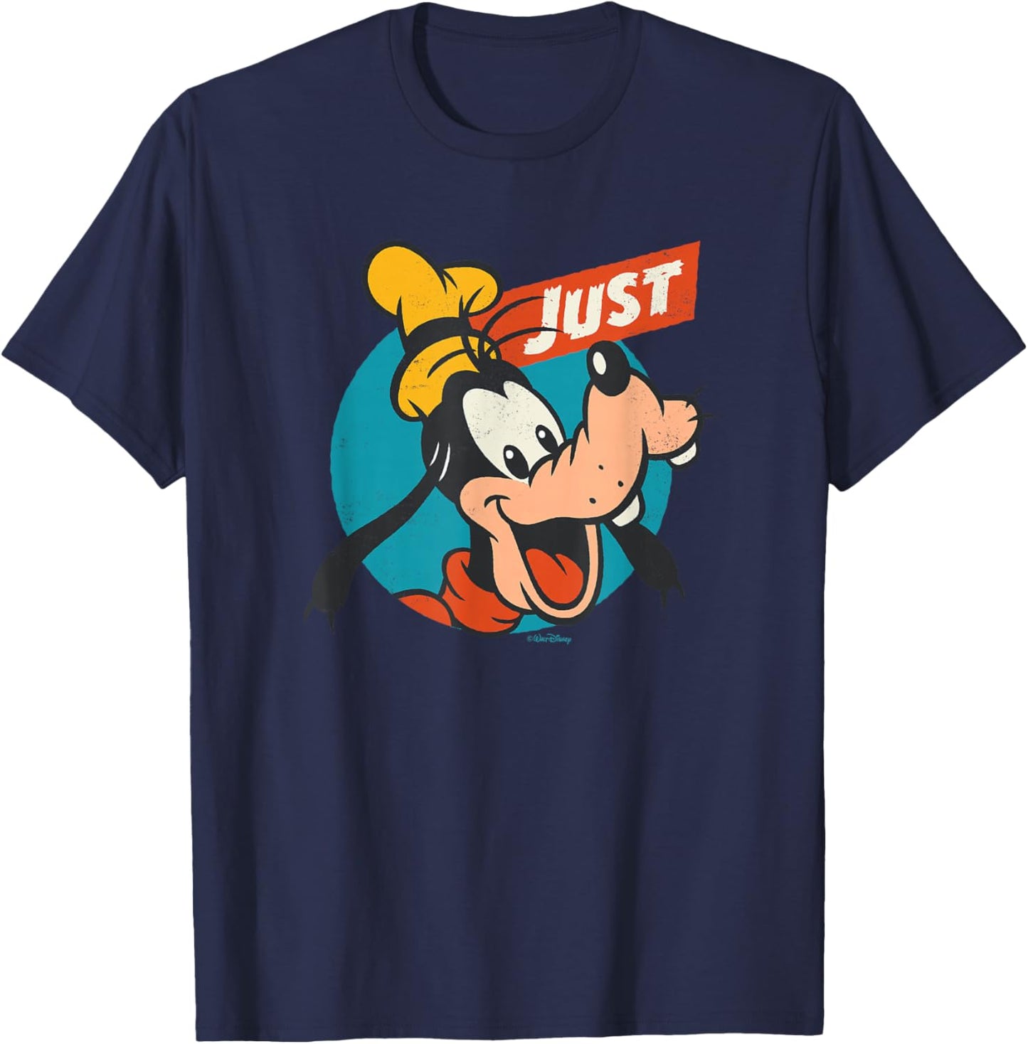 Disney Just Goofy Vintage Classics Retro Funny T-Shirt - T-Shirt | Navy