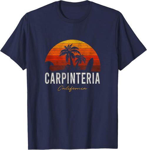 Carpinteria Beach California Palms Vacation Surf Sundown