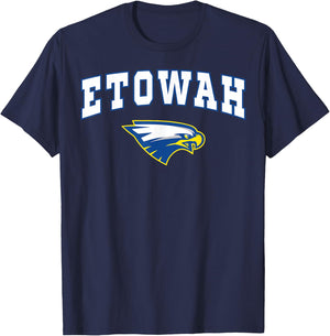 Etowah High School Eagles C2 T-Shirt - T-Shirt | Navy