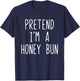 Pretend I'm A Honey Bun Costume Halloween Lazy Kids HoneyBun T-Shirt - T-Shirt | Navy
