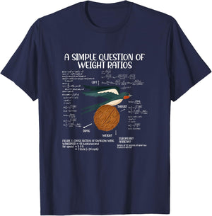 A Simple Question of Weight Ratios Math Teacher T-Shirt - T-Shirt | Navy
