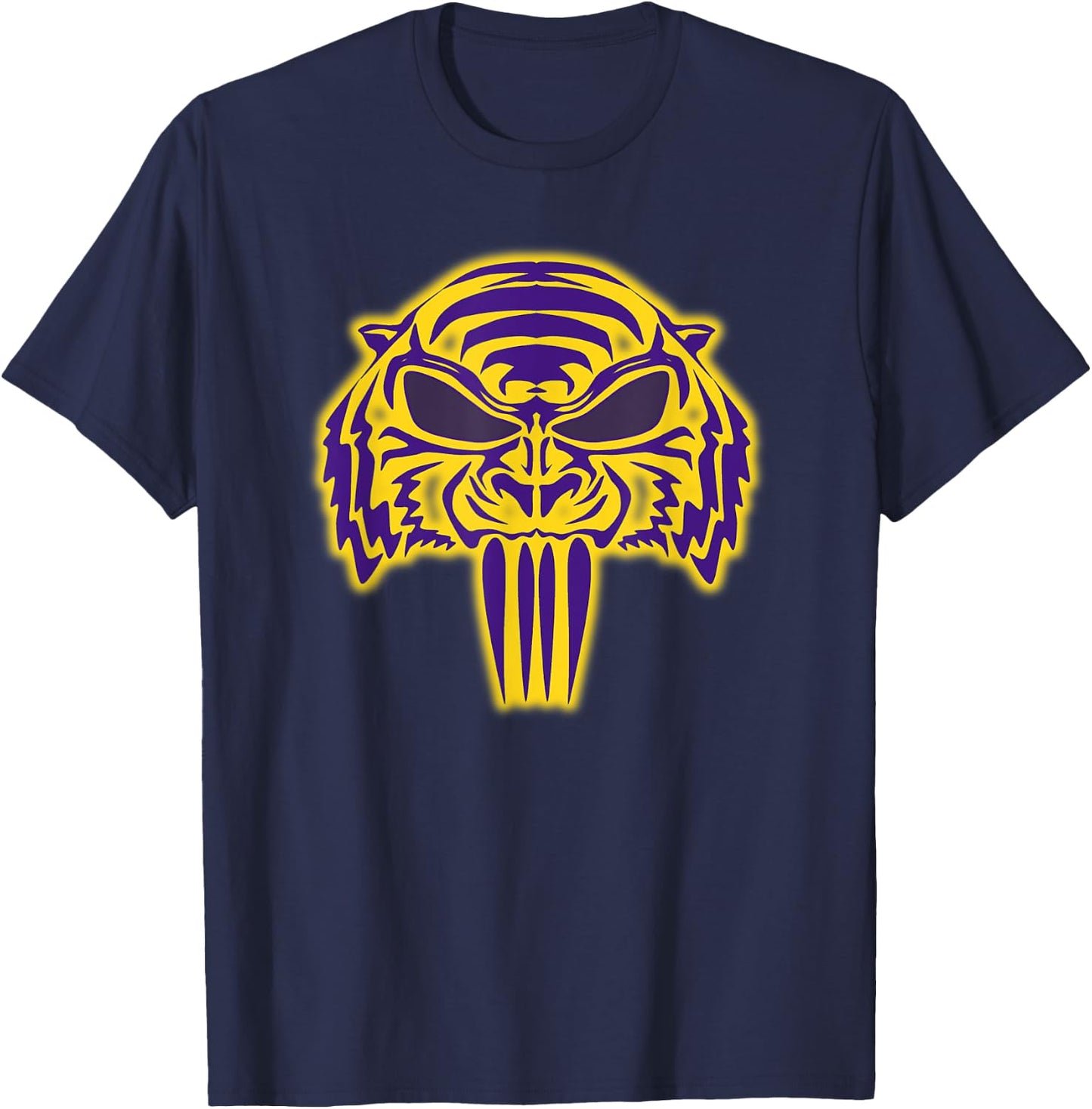 The Official Tiger Skull Logo T-Shirt - T-Shirt | Navy