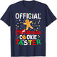 Official Christmas Cookie Taster Baking Baker Holiday Xmas T-Shirt - T-Shirt | Navy