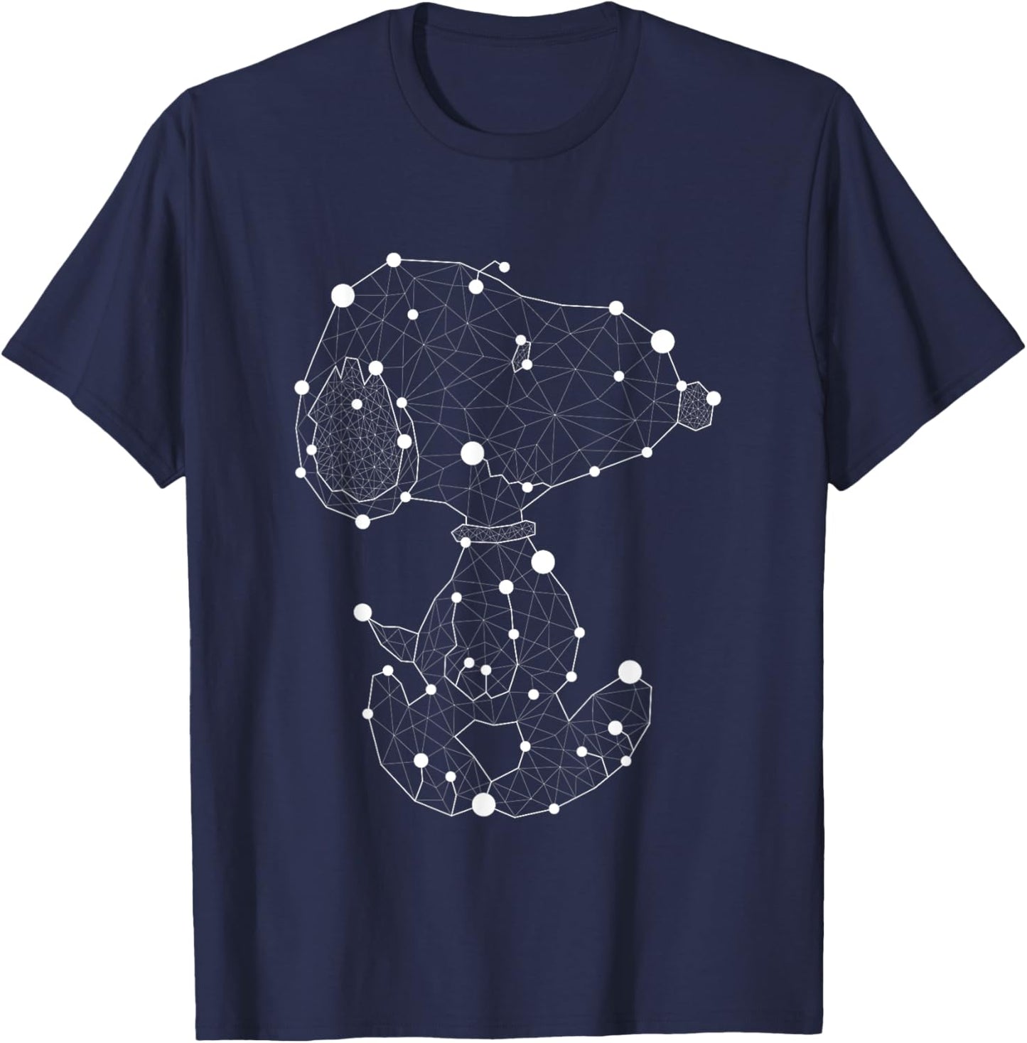 Snoopy Geometric Peanuts T-Shirt - T-Shirt | Navy