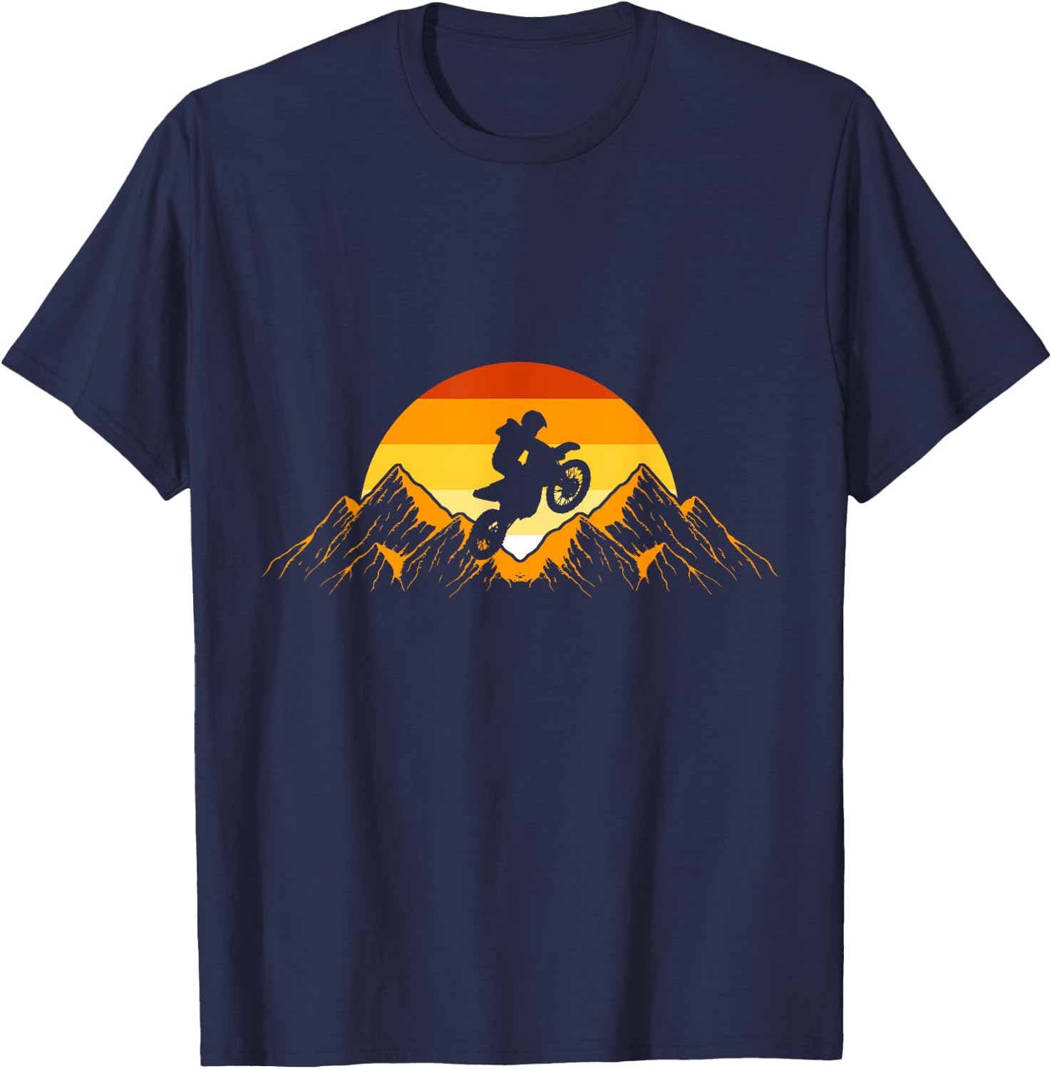 MX Motocross Biker Dirt Bike - Supercross T-Shirt - T-Shirt | Navy