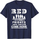 I wear Red On Fridays Until They All Come Home T-Shirt - T-Shirt | Navy