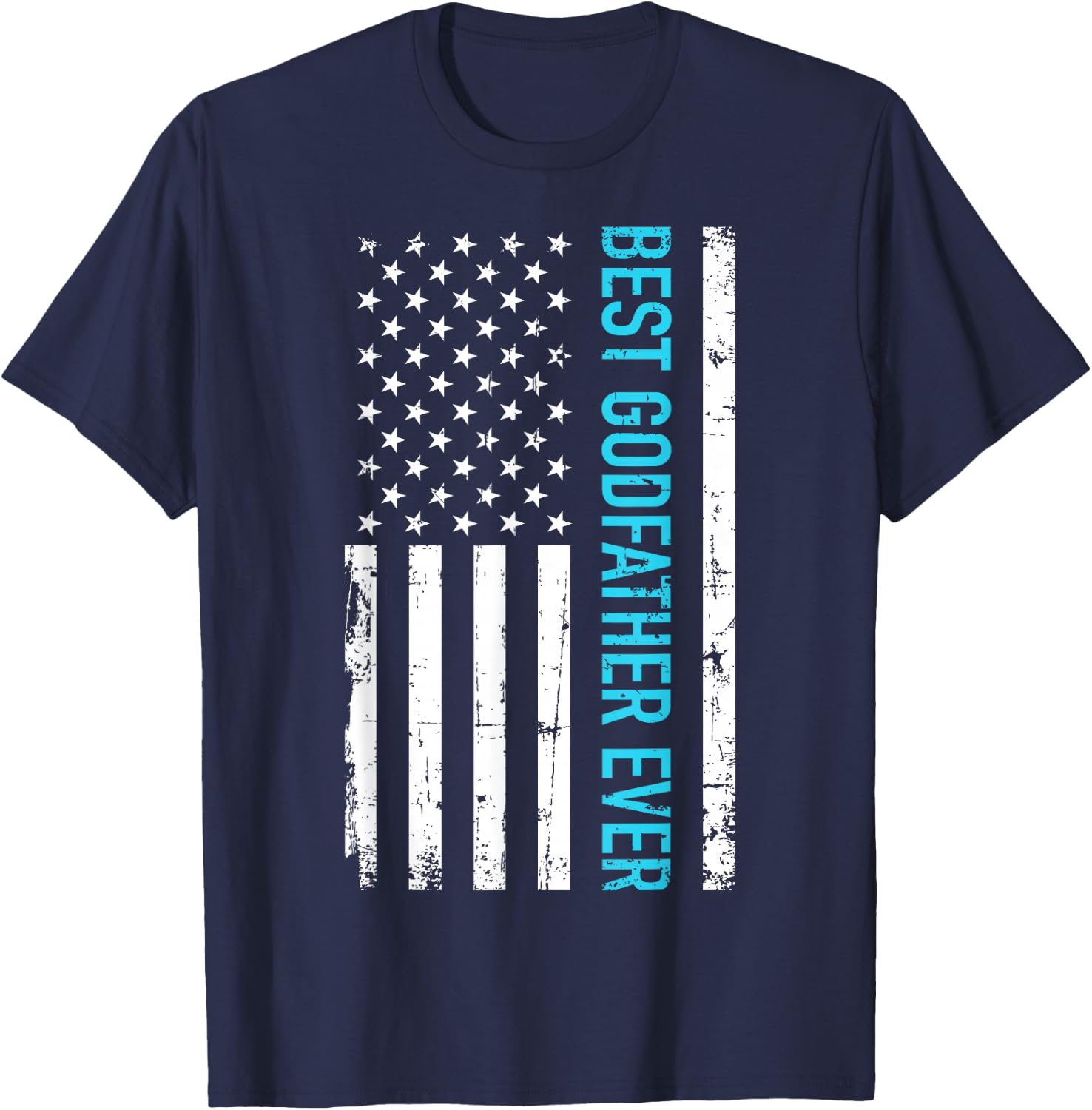 Best Godfather USA T-Shirt - T-Shirt | Navy