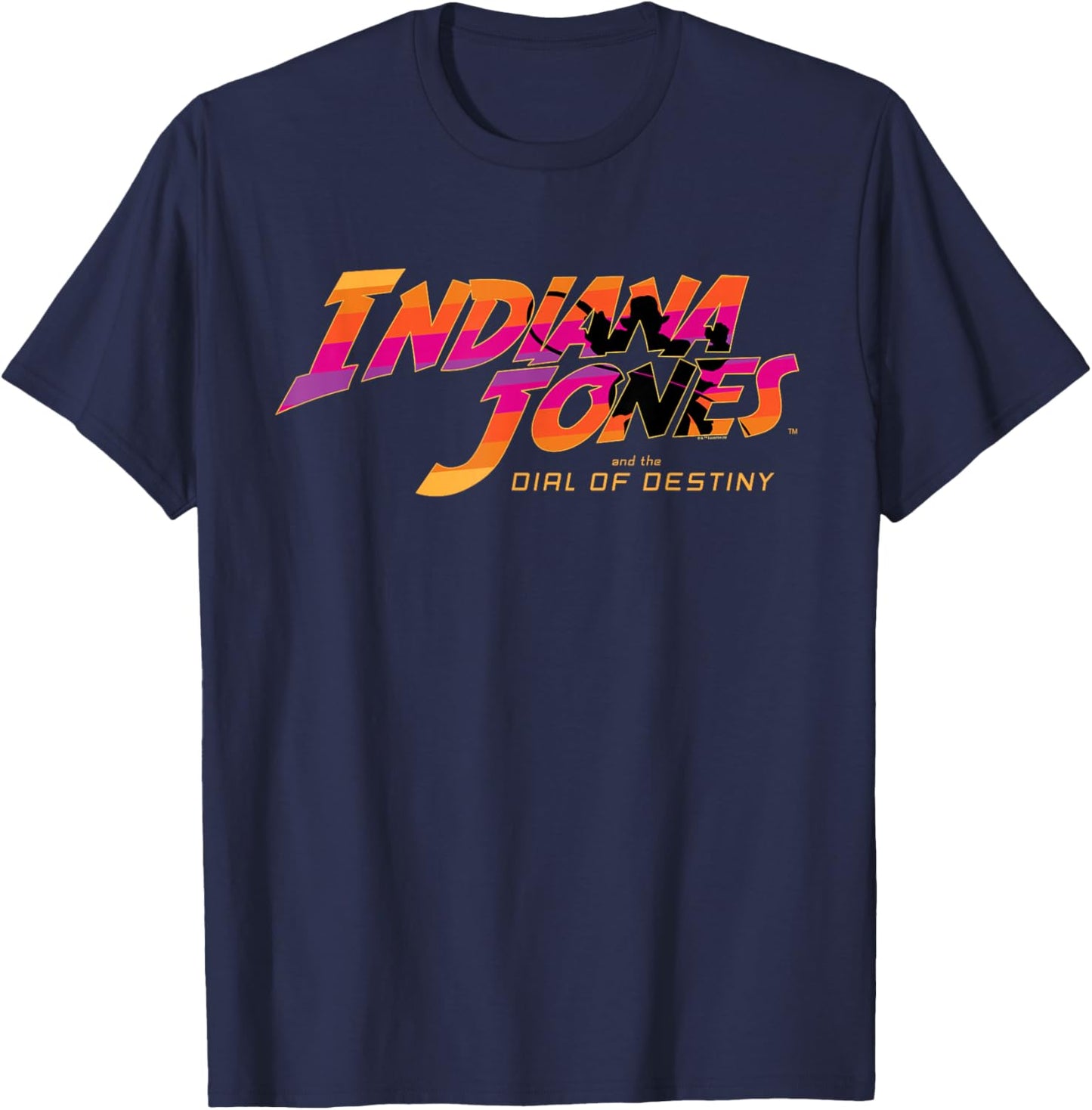 Lucasfilm Indiana Jones and The Dial of Destiny ‘60s Logo T-Shirt - T-Shirt | Navy