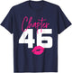 46 and Blessed Chapter 46 Year Old Gifts 46th Birthday Gifts T-Shirt - T-Shirt | Navy