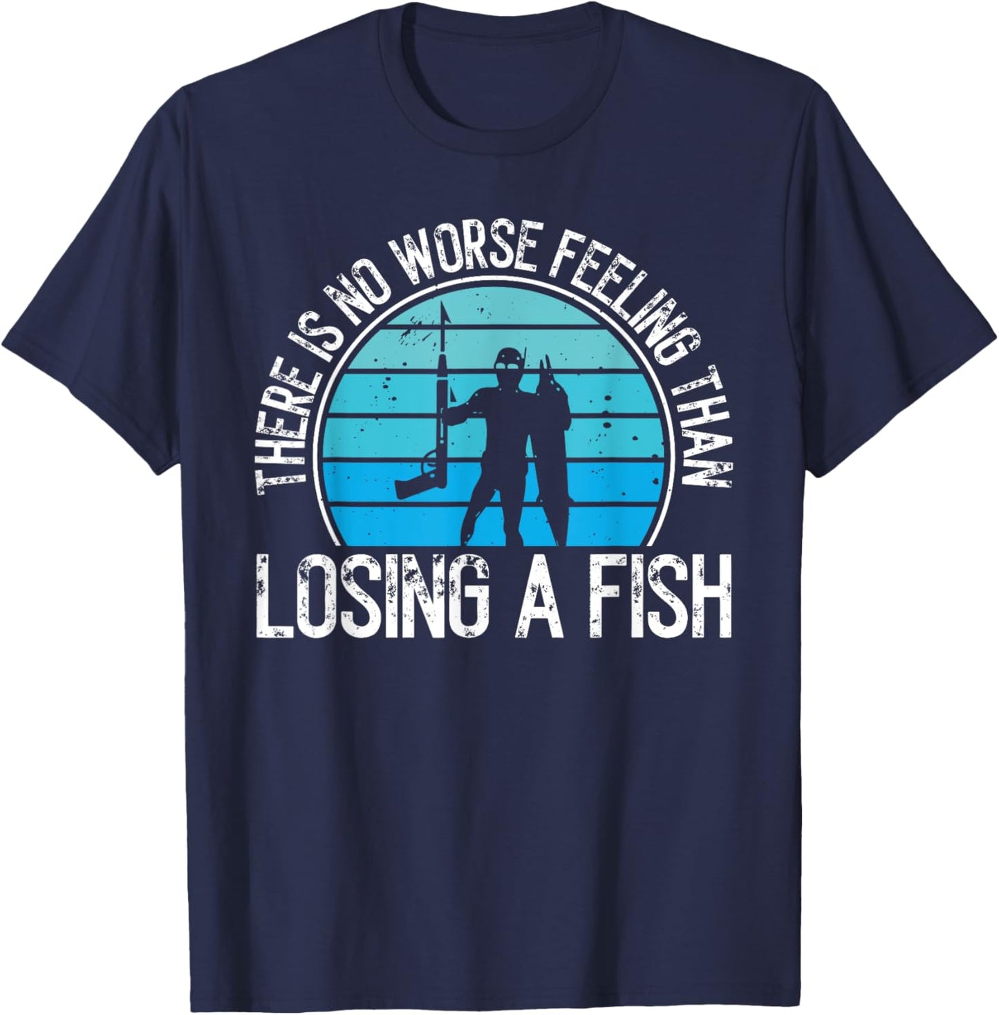 Spearfishing Equipment Spearing Speargun for Spearfisher T-Shirt - T-Shirt | Navy
