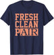 Concrete And Luxury Fresh Clean Pair Crimson Bliss T-Shirt - T-Shirt | Navy