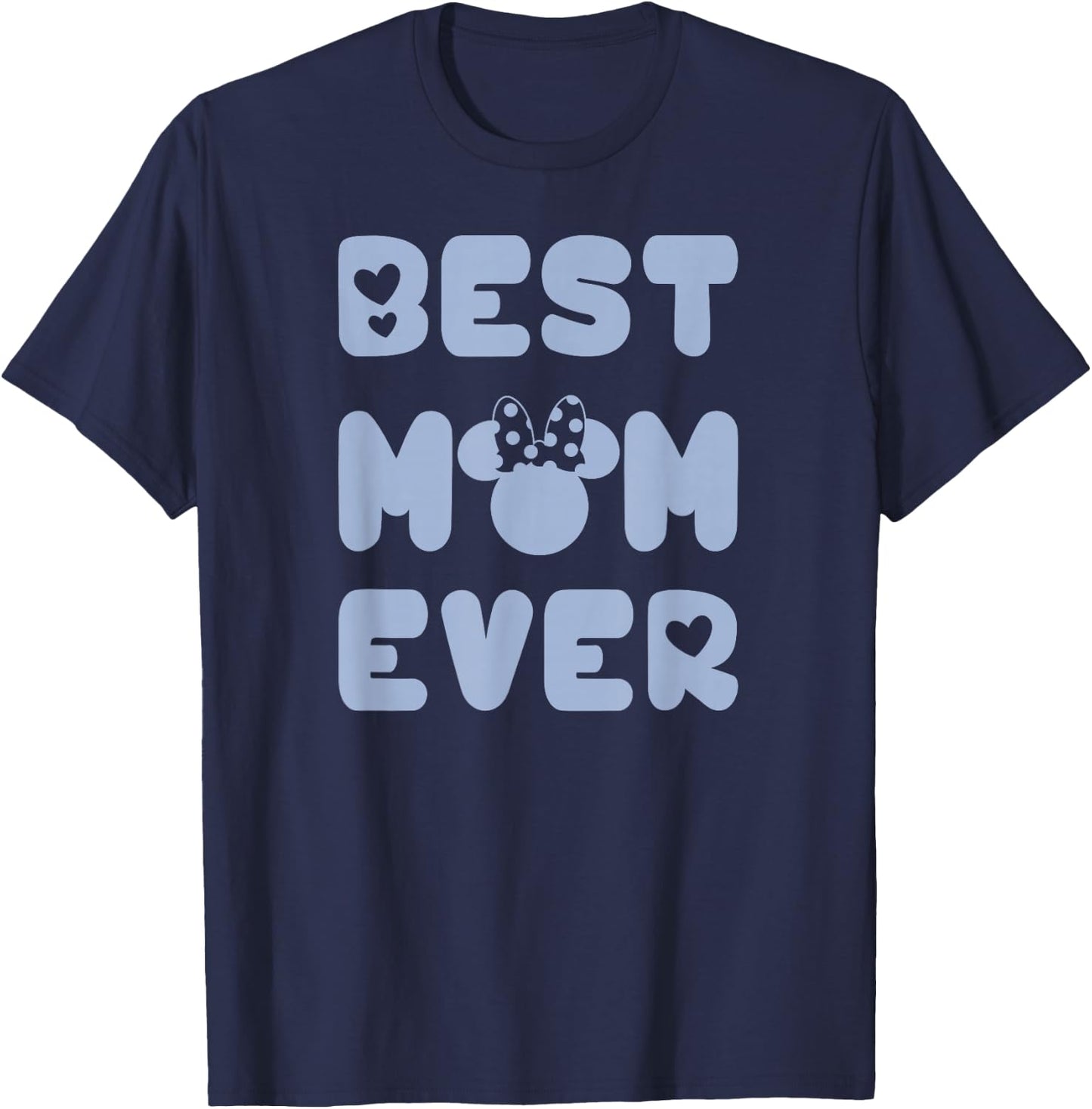 Minnie Mouse Best Mom Ever T-Shirt - T-Shirt | Navy