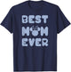 Minnie Mouse Best Mom Ever T-Shirt - T-Shirt | Navy
