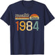 41st wedding anniversary 41 years - Best Husband Since 1984 T-Shirt - T-Shirt | Navy