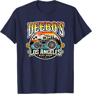 Deebo's Los Angeles Bike Shop Cycling T-Shirt - T-Shirt | Navy