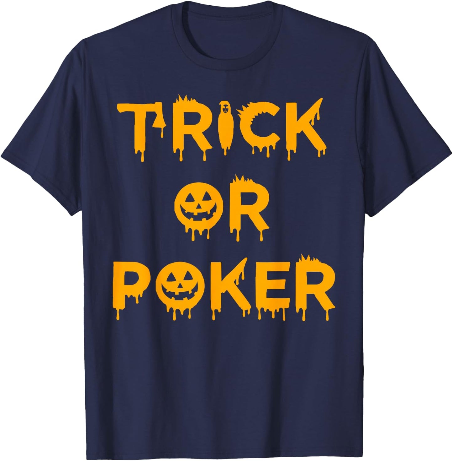 Halloween Poker T-Shirt - T-Shirt | Navy