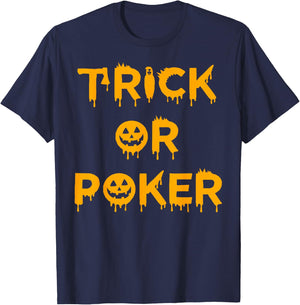 Halloween Poker T-Shirt - T-Shirt | Navy