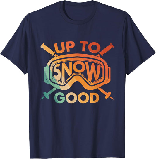 Cool Skiing Design Women Ski Skier Snow Skiing Lover T-Shirt - T-Shirt | Navy
