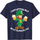 I Love Getting Head on St Patricks Day Leprechaun T Shirt T-Shirt - T-Shirt | Navy