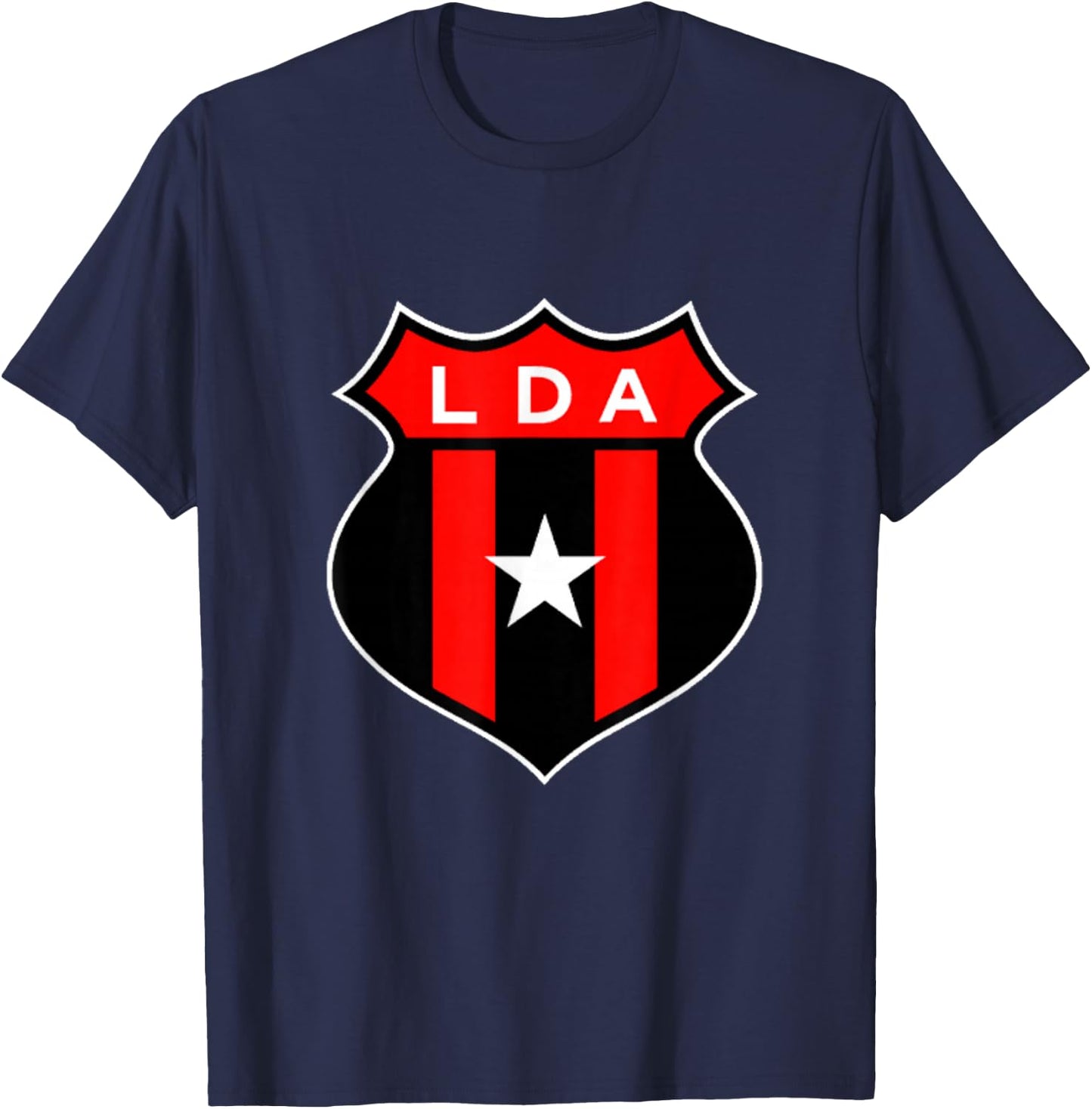 Liga Alajuelense -Adults & -Kids Black Modern Sport T-Shirt - T-Shirt | Navy