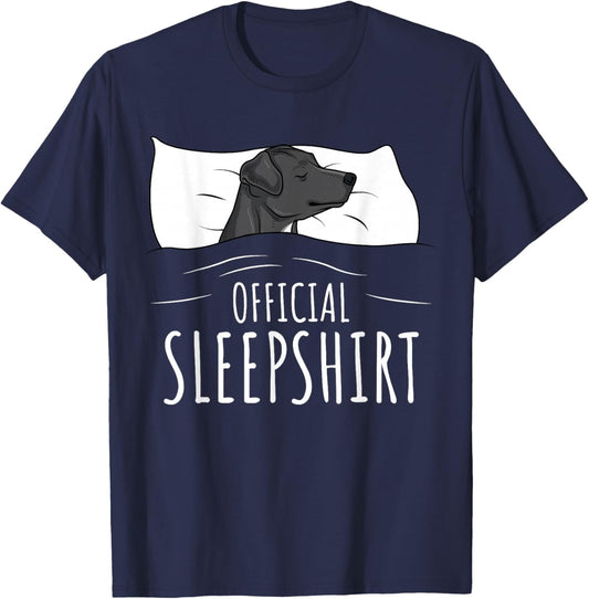 Patterdale Terrier Dog Official Sleepshirt T-Shirt - T-Shirt | Navy