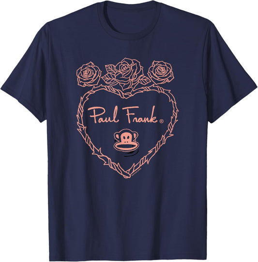 Paul Frank Valentine's Day Julius Heart T-Shirt - T-Shirt | Navy