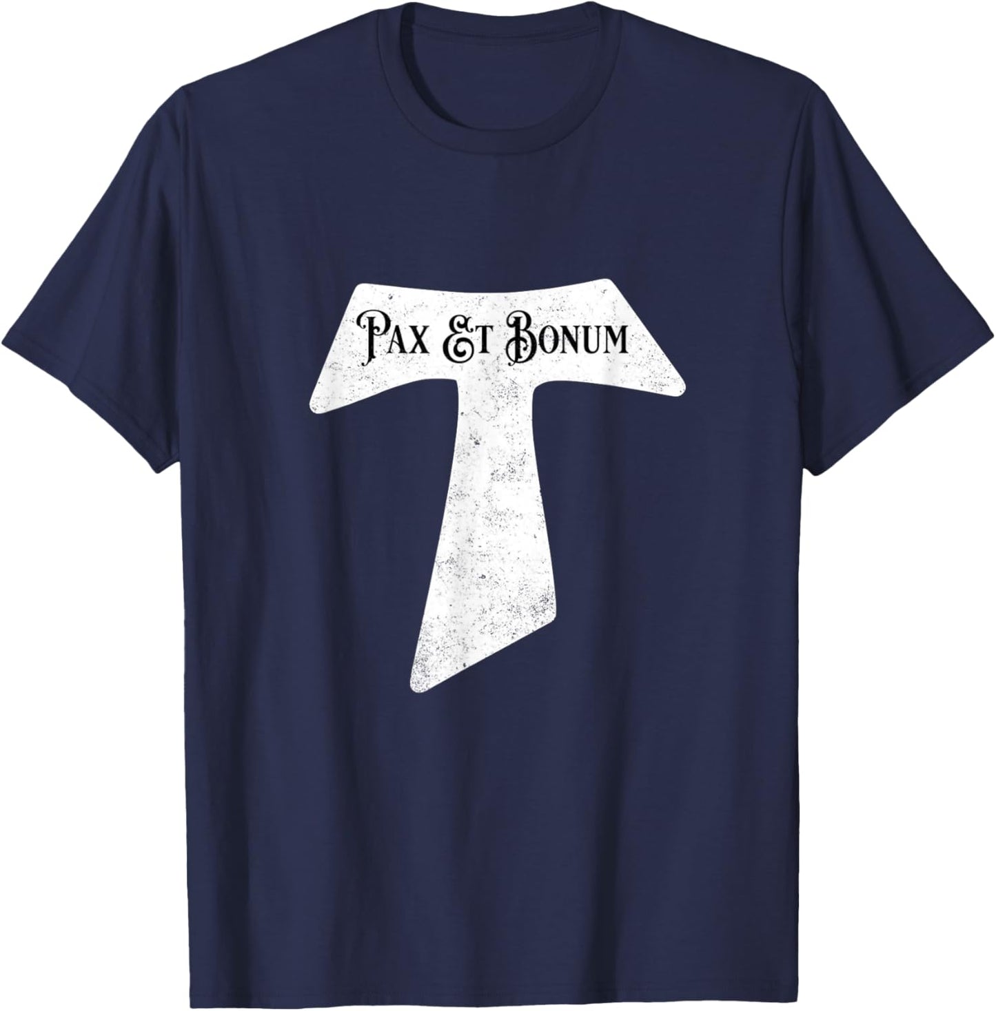 Retro Tau Cross T-Shirt - T-Shirt | Navy