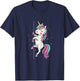 Pole Dance Dancing Unicorn Exotic Dancer Funny Cute T-Shirt - T-Shirt | Navy