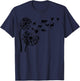 Dandelion goat and chicken T-Shirt - T-Shirt | Navy