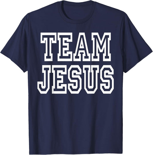 Team Jesus Clothing For People Who Like Jesus T-Shirt - T-Shirt | Navy
